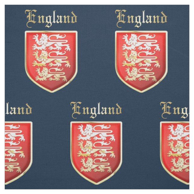 Das Königliche Wappen König Richard I von England Stoff (Muster)