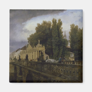 Das Konigsbrucke auf Konigsstrasse, Berlin, 1835 Magnet