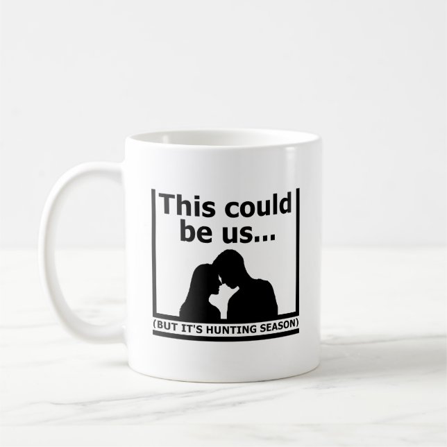 Das könnte uns lustige Jagdmugge sein Kaffeetasse (Links)