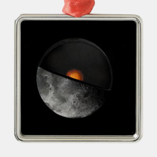 Das Konzept des Künstlers, das einen möglichen Silbernes Ornament