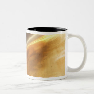Das Konzept des Künstlers des Sternes Fomalhaut Zweifarbige Tasse