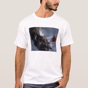 Das Konzept des Künstlers des Treffens der tiefen T-Shirt