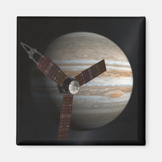 Das Konzept des Künstlers für das Juno-Raumfahrzeu Magnet (Vorne)