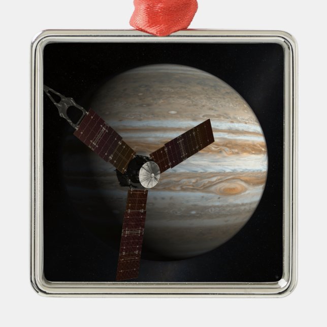 Das Konzept des Künstlers für das Juno-Raumfahrzeu Silbernes Ornament (Vorne)