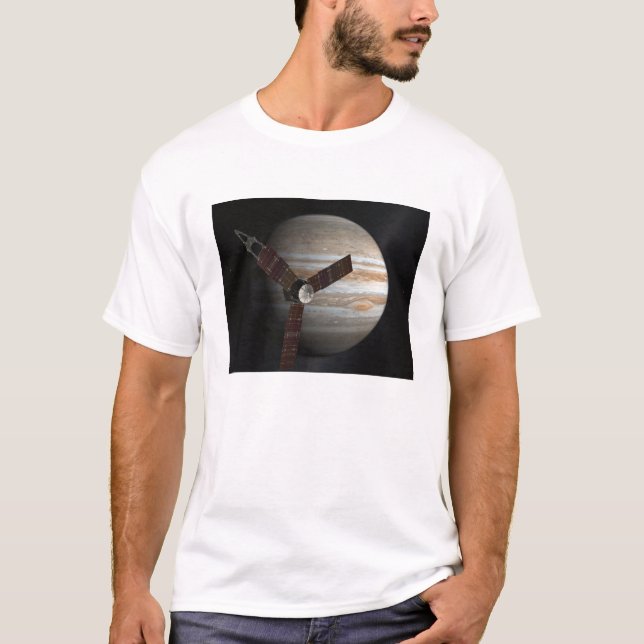 Das Konzept des Künstlers für das Juno-Raumfahrzeu T-Shirt (Vorderseite)