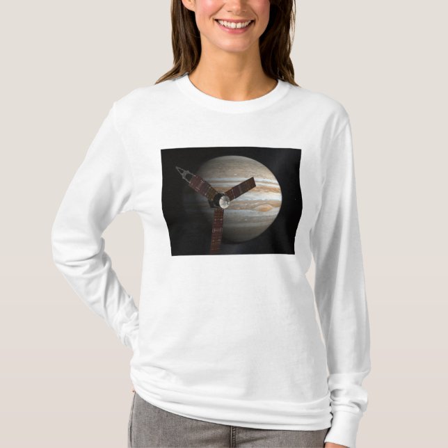Das Konzept des Künstlers für das Juno-Raumfahrzeu T-Shirt (Vorderseite)