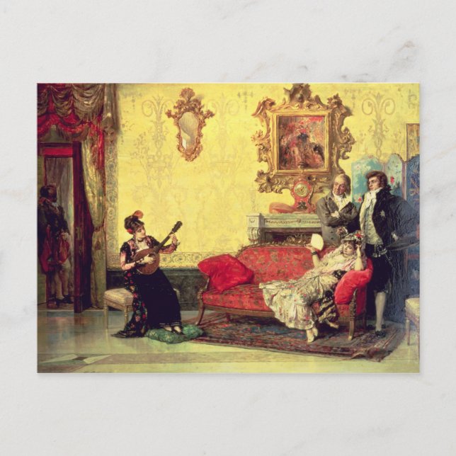 Das Konzert 2 Postkarte (Vorderseite)