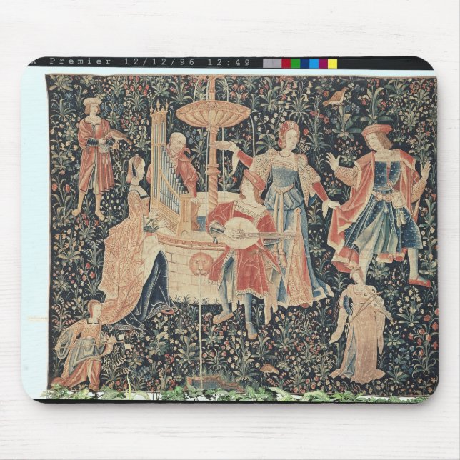Das Konzert am Brunnen Mousepad (Vorne)
