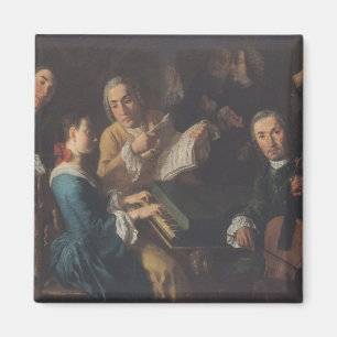 Das Konzert, c.1755 Magnet