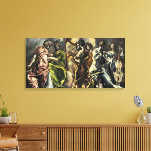 Das Konzert der Engel El Greco Leinwanddruck