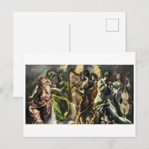 Das Konzert der Engel El Greco Postkarte