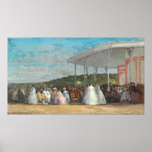 Das Konzert im Casino - Eugène Boudin Poster