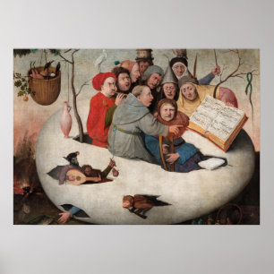 Das Konzert im Ei von Hieronymus Bosch Poster
