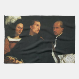 Das Konzert von Tizian Vintage Renaissance Fine Ar Geschirrtuch