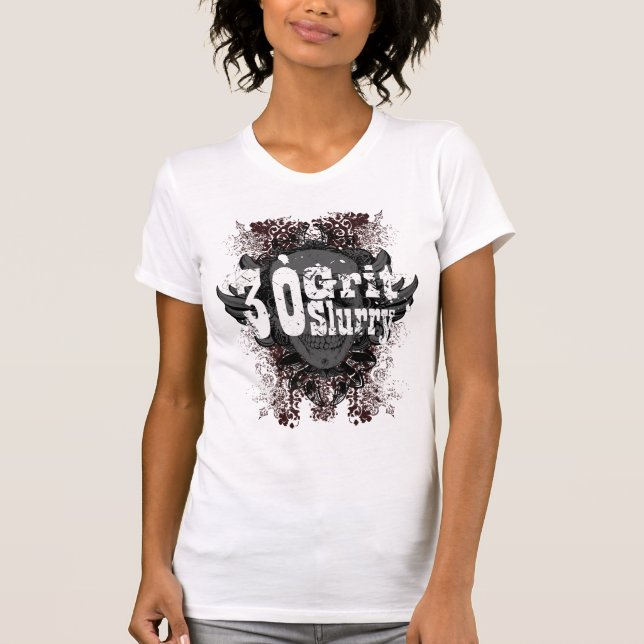 das Korn-Schlamm camisol Spitze der Frauen 30 mit T-Shirt (Vorderseite)