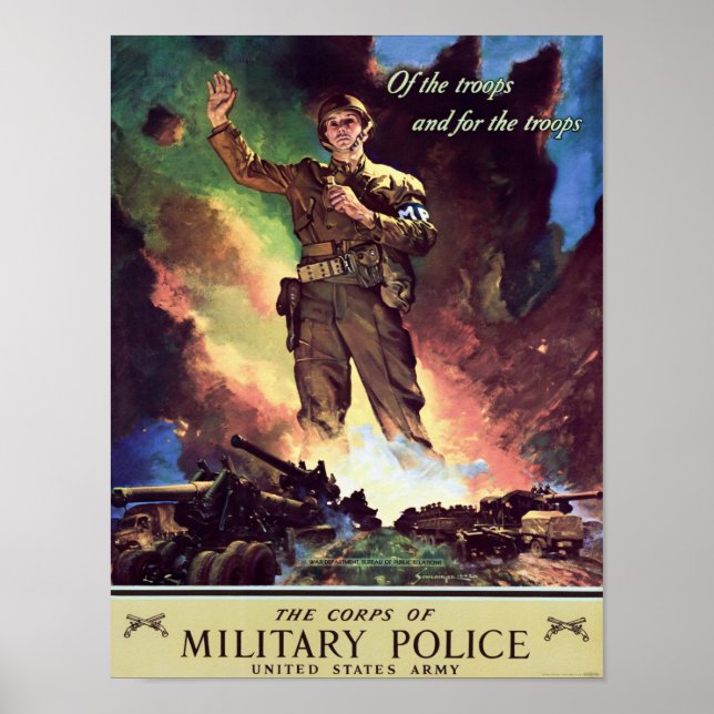 Das Korps der Militärpolizei - Rekrutierung des Zw Poster (Vorne)