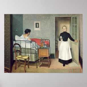 Das kranke Kind 1892 Poster