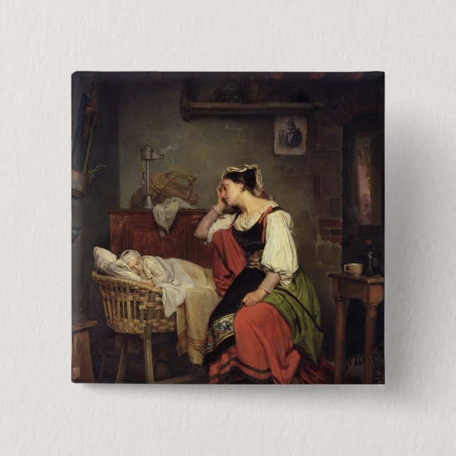 Das kranke Kind Button (Vorderseite)