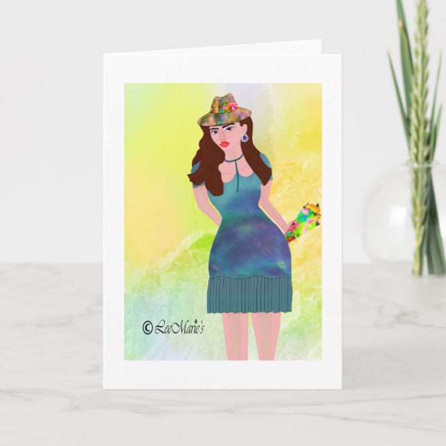 Das kreative Design von Cheer LeeMarie Karte (Vorderseite)