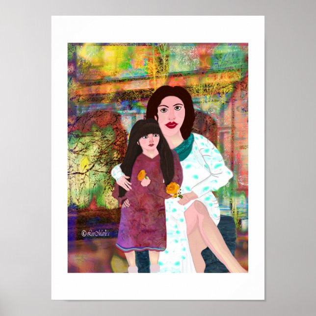 Das kreative Design von Mutter & Tochter LeeMarie Poster (Vorne)