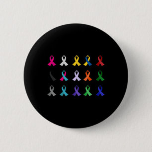 Das Krebsbewusstsein der Welt kreuzt Christliches Button