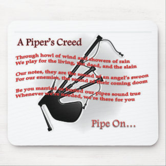 Das Kredo des Pfeifers Mousepad