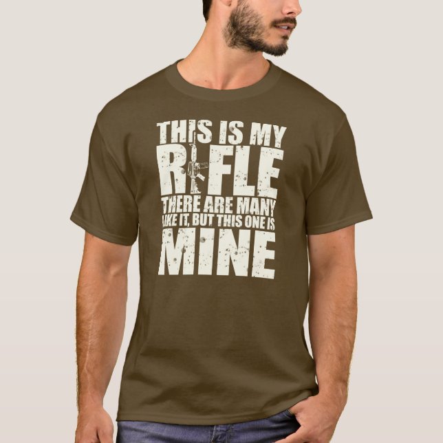Das Kredo des Riflemans - dieses ist meine Gewehre T-Shirt (Vorderseite)