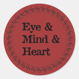 Das Kredo u. das Rad des Pistolenheldes von Ka Runder Aufkleber