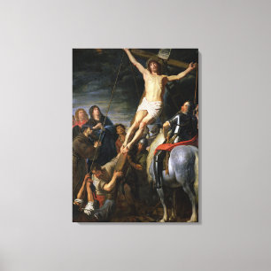 Das Kreuz anheben, 1631-37 Leinwanddruck