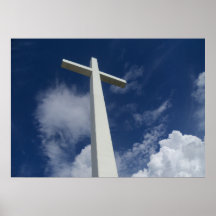 Das Kreuz des wiederauferstandenen Christ Poster-F
