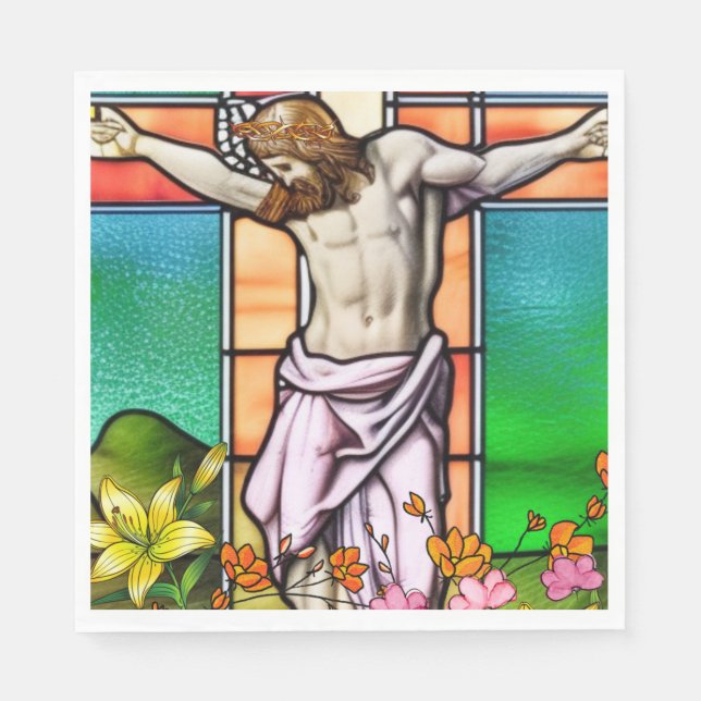 Das Kreuz Serviette (Vorderseite)