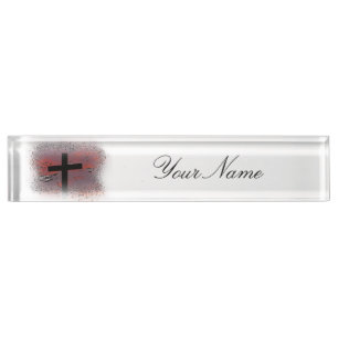 Das Kreuz und Sie Namensplakette
