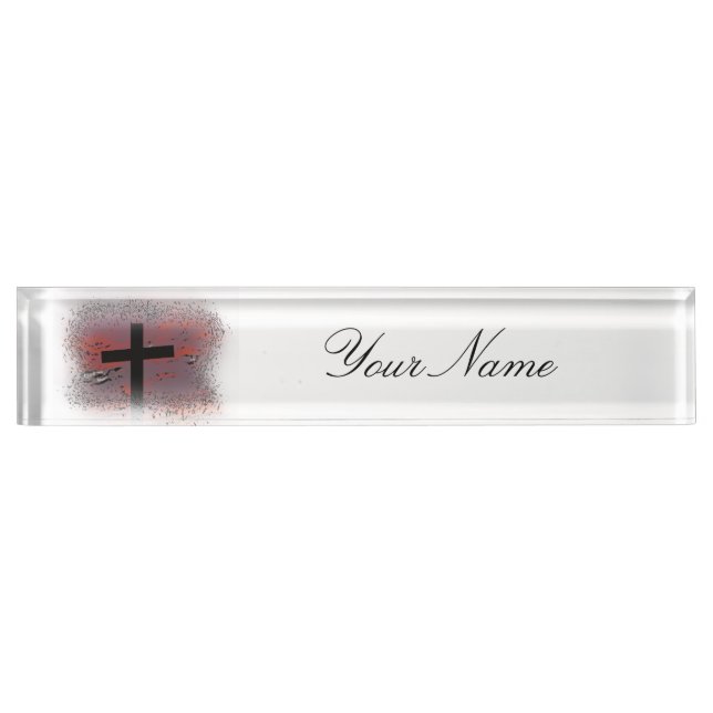 Das Kreuz und Sie Namensplakette (Vorderseite)