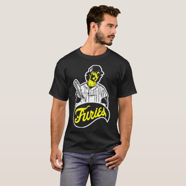 Das Kriegers-Baseball-Furien-Gruppen-Retro Film T-Shirt (Vorne ganz)