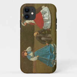 Das Krokettspiel, 1866 (Öl auf Leinwand) iPhone 11 Hülle