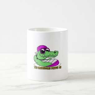 Das Krokodil in mir   niedliche schöne Gestaltung Kaffeetasse