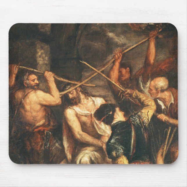 Das Krönen mit den Dornen Mousepad (Vorne)