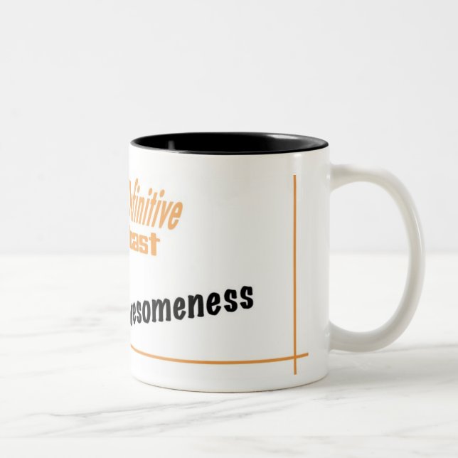 Das Krus von Awesomeness Zweifarbige Tasse (Rechts)