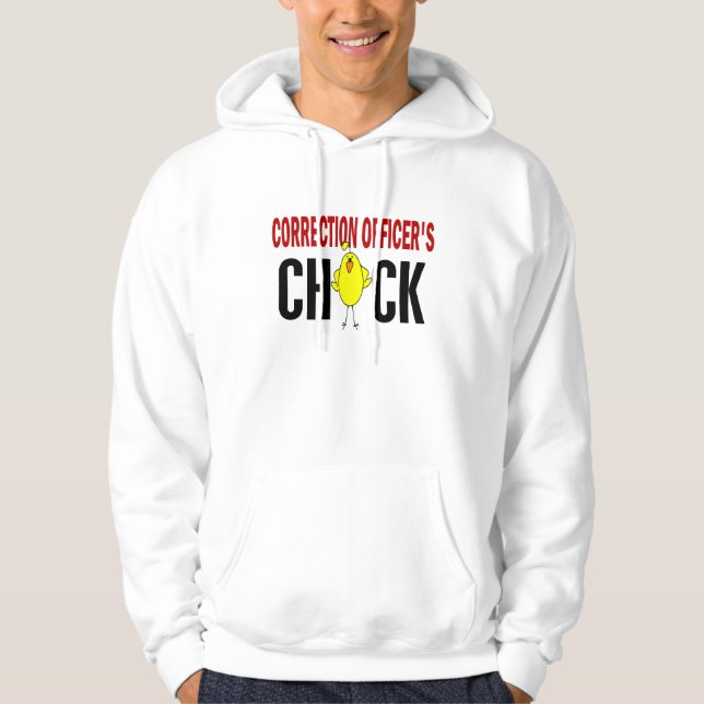 Das Küken des Korrektur-Offiziers Hoodie (Vorderseite)