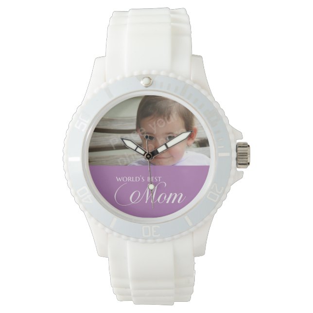 Das kundenspezifische Foto der besten Mama der Wel Armbanduhr (Vorderseite)