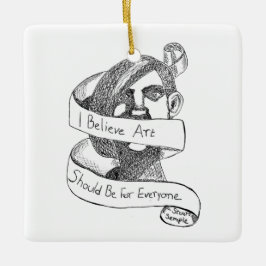 Das Kunstheld Keramikornament