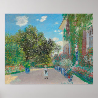 Das Künstlerhaus in Argenteuil (1873) Poster