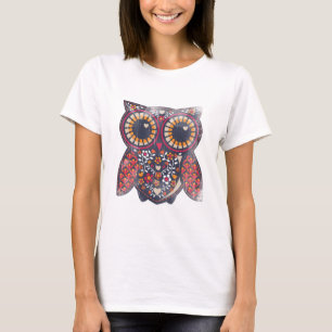 Das Künstlerische Eule-Design T-Shirt