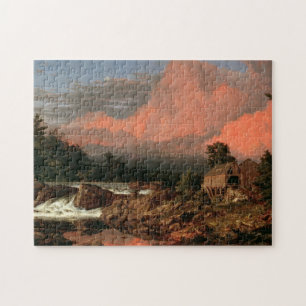 Das Kunstpuzzle der Kirche "Rutland Falls"