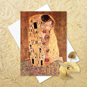 Das Kuss-Gemälde Gustav Klimt Karte