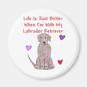 Das Labrador-Schokoladen-Leben ist gerade besserer Magnet