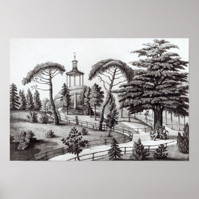 Das Labyrinth des Jardin des Plantes Poster (Vorne)