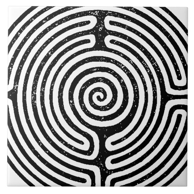 Das Labyrinth Fliese (Vorderseite)