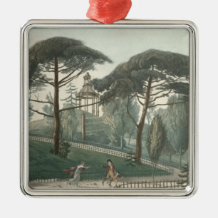 Das Labyrinth oder der Belvedere des Jardin DES Silbernes Ornament