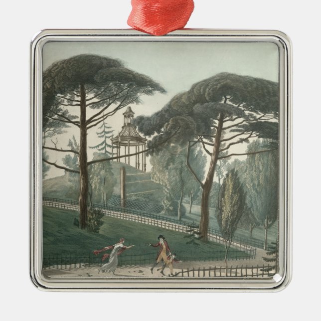 Das Labyrinth oder der Belvedere des Jardin DES Silbernes Ornament (Vorne)